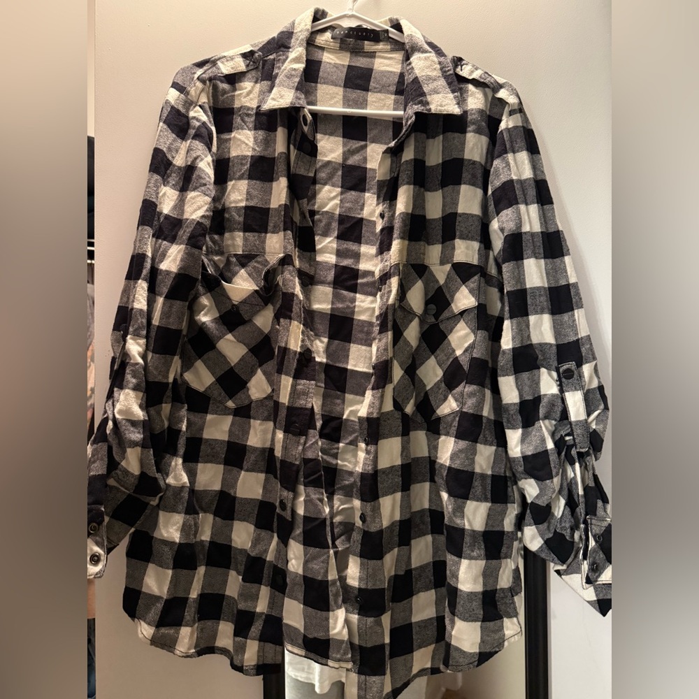 Sanctuary Plaid Shirt Flannel